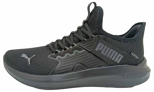 🔥 STARKER PREIS (-46%) PUMA Unisex Softride Enzo 5 Slip Tech Straßen-Laufschuh, schwarz-kühles Dunkelgrau, 36,5 EU, Puma Schwarz, kühles Dunkelgrau, 36 EU
