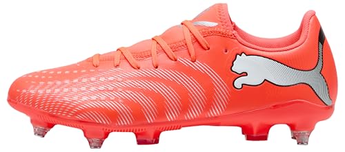 🔥 STARKER PREIS (-62%) PUMA Unisex Future 9 Play MXSG Fußballschuh, leuchtendes Rot, Weiß, Schwarz, Silber, Größe 40, Glowing Red PUMA Weiß PUMA Schwarz PUMA Silber, 40.5 EU