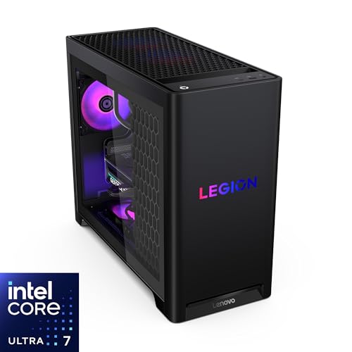 Lenovo Legion Tower 5i – AI-Powered Gaming PC - Intel® Core Ultra 7 265F Processor – NVIDIA® GeForce RTX™ 5060 Ti Graphics – 16 GB Memory – 1 TB Storage – 3 Months of PC GamePass