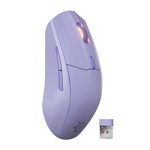 SteelSeries Rival 3 Wireless Gen 2 Gaming Mouse — 2.4GHz and Bluetooth — 18000 DPI TrueMove Air Optical Sensor — 60 Million Click Durability — Light-W