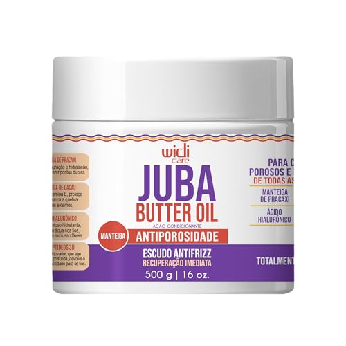 Widi Care Máscara Butter Oil Antiporosidade Juba 500g | Escudo antifrizz e recuperação imediata