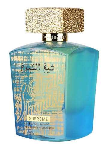 🔥 STARKER PREIS (-31%) Lattafa Sheikh Al Shuyukh Supreme - Eau de Parfum süß, holzig, bernstein - lang anhaltender Duft für jedes Geschlecht, 100 ml