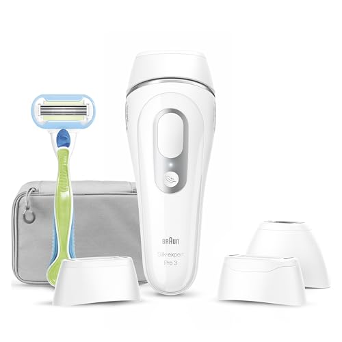 (-55%) Braun IPL Geräte Haarentfernung Silk·expert Pro 3, PL3222, Weiß/Silber