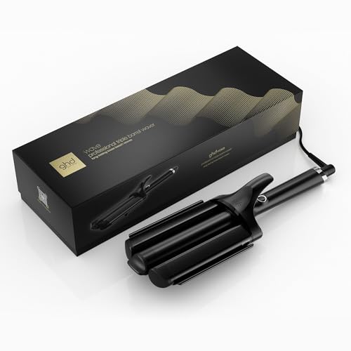 (-34%) ghd wave triple barrel waver Welleneisen für Haare: 32mm Stäbe für Waves, Beach Waves & große Wellen, Mermaid Hair Waver, Anti Frizz Finish, ohne extreme Hitzeschäden
