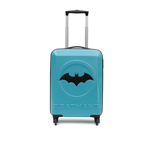 YAYAVAR Batman Trolley Suitcase - 85L, Cabin Luggage with 8 Spinner Wheel, Hard Shell Polycarbonate Suitcase, Number Lock, Water Resistant, Luggage Ba