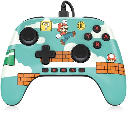 🔥 SELTEN SO GÜNSTIG (-60%) PowerA Kabelgebundener Advantage-Controller für Nintendo Switch 2 - Es ist Mario-Zeit, offiziell lizenziert, Halleffekte, zuweisbare Tasten, Pro-Controller, C-Taste, integrierte Audiosteuerung
