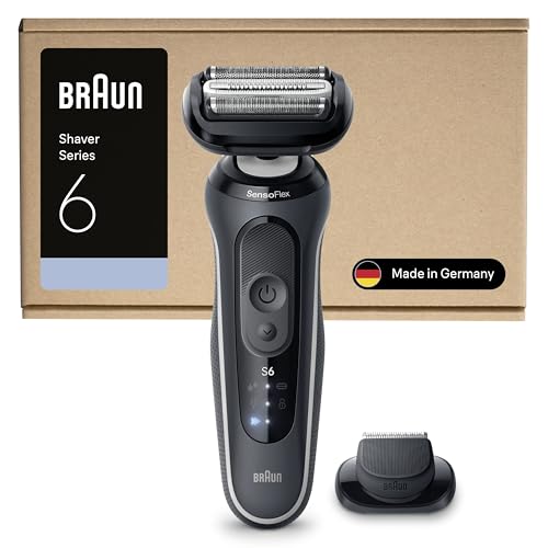⚡ BLITZDEAL (-36%) Braun Rasierer Herren Elektrisch Series 6, 62-G1200si, Grau