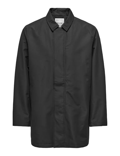 🔥 STARKER PREIS (-55%) Only & Sons Herren Onshall Coat OTW, Black, M