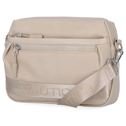 Nautica Womens Nylon Bean Bag Crossbody/Belt Bag With Adjustable Shoulder Strap Crossbody