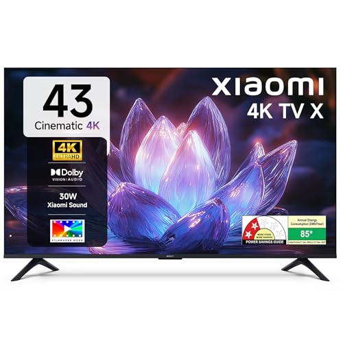 Xiaomi 108 CM (43 Inches) X Ultra HD 4K Smart Google LED TV