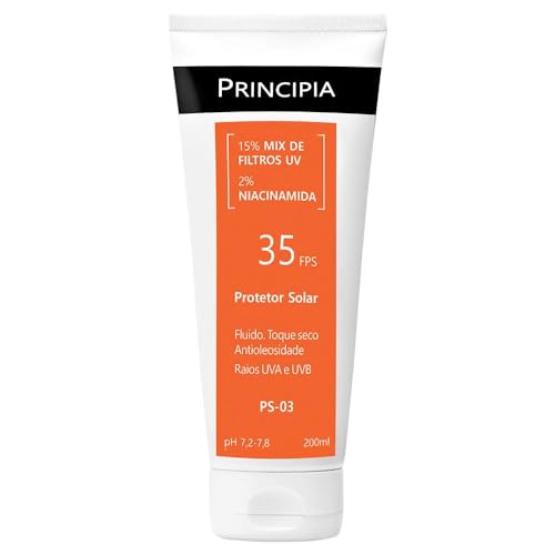 Protetor Solar Corporal Principia 15% Mix de Filtros UV + 2% Niacinamida FPS 35 PS-03 com 200ml