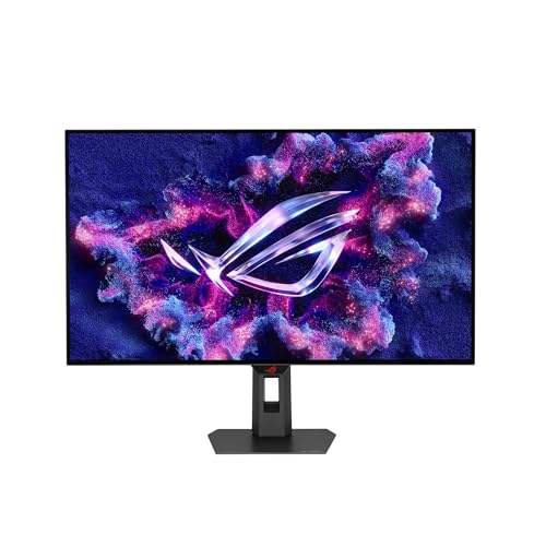 ASUS ROG Strix 32” 4K OLED Gaming Monitor (XG32UCWG) - TrueBlack Glossy OLED, Dual Mode (4K@165Hz, FHD@330Hz), 0.03ms, G-SYNC Compatible, Neo Proximity Sensor, USB-C, HDMI 2.1, 3 yr Warranty