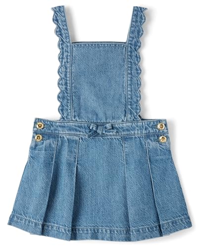 Gymboree,Girls,and Toddler Embroidered Sleeveless Skirtall Jumpers,Maise Wash,10