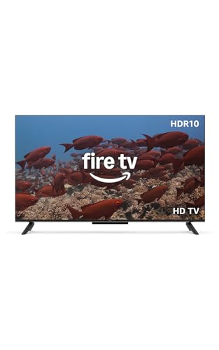 (-42%) Amazon Ember 2-Serie mit Fire TV (neueste Generation), 32-Zoll-Smart-TV in HD mit Alexa-Fernbedienung, schnellem Streaming, Dolby Audio, Ambient-TV und kostenlosem Live-TV
