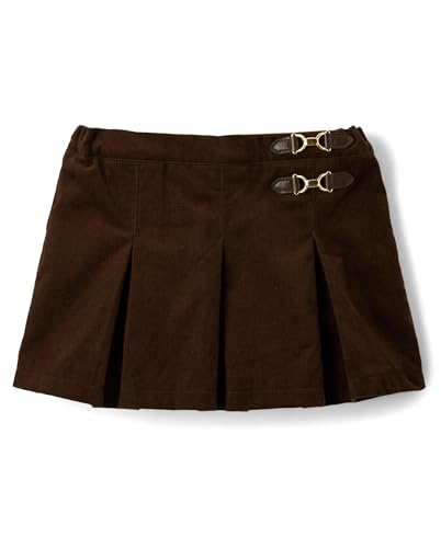 Gymboree,Girls,and Toddler Corduroy Skort,Dk Hazlenut Buckle,7
