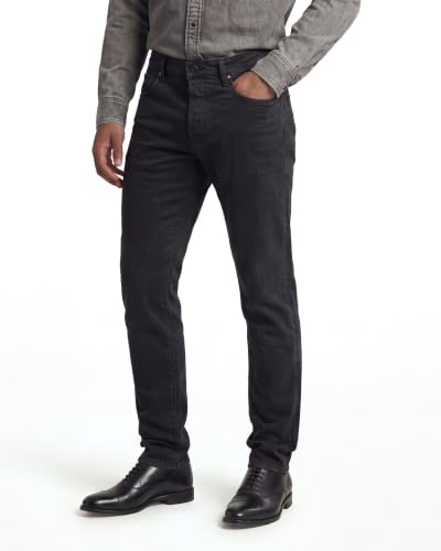 (-56%) G-STAR Herren 3301 Regular Tapered Jeans, Schwarz (Washed Black 51003-D931-H890), 30W / 34L