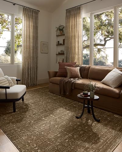 Loloi Haywood Collection HYD-01 Sage/Brown 7'-10" x 10' Area Rug