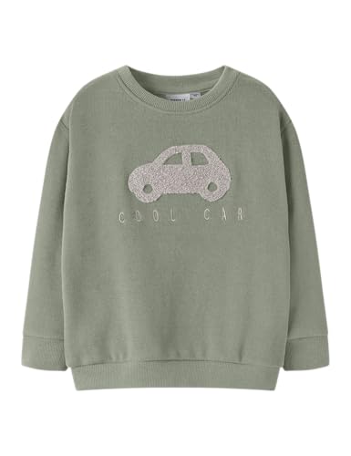 (-31%) NAME IT Jungen Nmmobear Nreg Sweat Unb Noos, Shadow, 116 cm