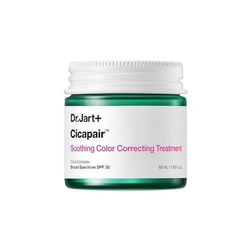 Dr. Jart+ Cicapair Soothing Korean Color Correcting Treatment SPF 30 with Centella Asiatica| Redness Corrector for Face| cc cream | Korean Skin Care, 1.85 Fl Oz