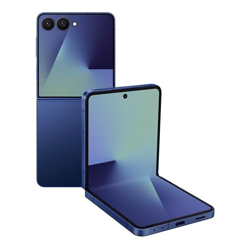 Samsung Galaxy Z Flip7 Cell Phone, 512GB AI Smartphone, Unlocked Android, Long Battery Life, 2025, US 1 Yr Manufacturer Warranty, Blue Shadow