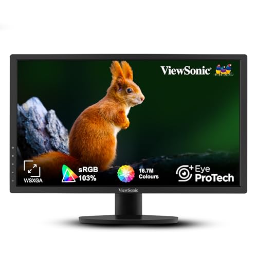 ViewSonic VA2025-H 50.8 Cm (20") Monitor for Home and Office Use | WSXGA TN Panel, 250nits Brightness, 60Hz, 5ms, Flicker Free, Eye ProTech, Eco Mode,