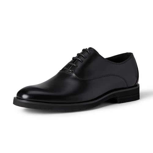 Amazon Essentials Men's Oxford Dress Shoes, Black, 9.5