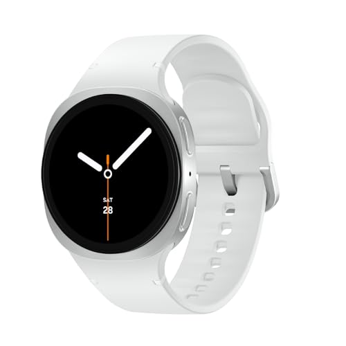 Samsung Galaxy Watch 8 (2025) 40mm Bluetooth Smartwatch, Cushion Design, Fitness Tracker, Sleep Coaching, Running Coach, Energy Score, Heart Rate Tracking, Silver [US Version, 2 Yr Warranty]