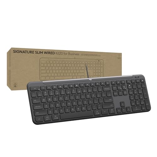 Logitech Signature Slim Wired K620 Full-Size Keyboard for $28 + free shipping w/ Prime