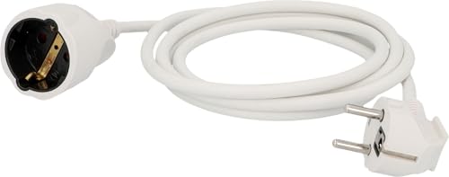 🔥 STARKER PREIS (-34%) UNITEC Schuko-Verlängerung, H05VV-F3G 1,5mm², IP20, 2 m, weiß