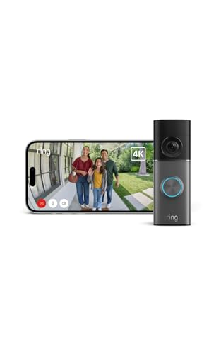 ⚡ BLITZDEAL (-40%) Ring Videotürklingel Pro Kabel (Wired Video Doorbell Pro, neueste Generation), Festverdrahtet, Videotürklingel-Kamera, Retinal 4K, 10x-Zoom, 30 Tage Gratiszeitraum für Ring-Abonnement