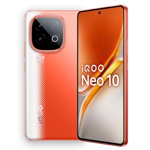 iQOO Neo 10 (Alpine White, 8GB RAM, 256GB Storage) | Segment's Fastest Processor* with Snapdragon 8s Gen 4 & Supercomputing chip Q1 | 120W FlashCharge