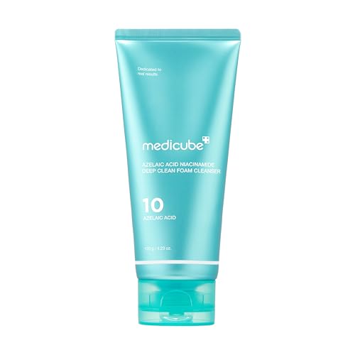 medicube Azelaic Acid Gummy Whip Cleanser | Cleansing Foam For Troubled Skin | Use After Spot Care & Excess Sebum Control | Niacinamide, Glycerin | Soothing, Pore Cleansing Face Wash | Korean Skincare