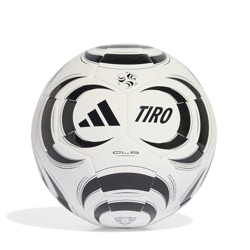 adidas Unisex-Adult Tiro Club Ball, White/Black, 4 : Sports & Outdoors
