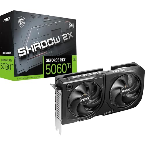 Placa De Vídeo Msi Rtx 5060 Ti 8gb Gddr7 128bits Ventus Plus