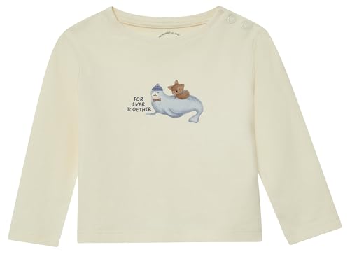 (-25%) s.Oliver Junior Baby Langarm-Shirt – Jersey, Frontprint, Regular Fit