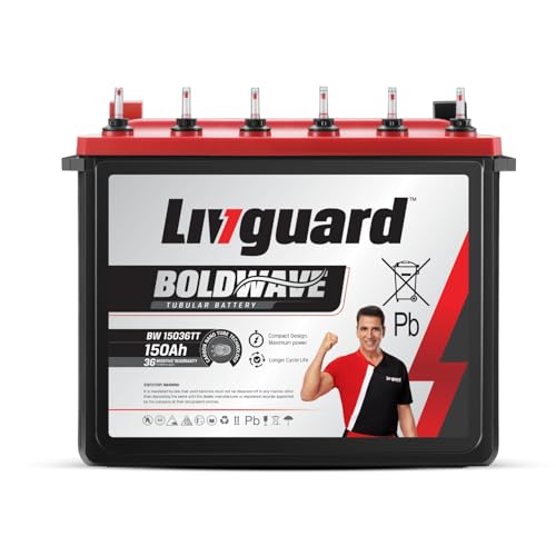 Livguard Value Plus Bold Series 150Ah Tall Tubular Inverter Battery | 36 Month Warranty | Reliable Power Backup for Home, Office, and Shops | Compatib