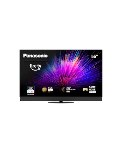PANASONIC Z95 Series (2025 Model) 55-inch OLED 4K Ultra HD Smart Fire TV, HDR10+ Adaptive, Dolby Vision IQ, 360 Soundscape Pro, 144Hz Refresh Rate and Hands-Free Alexa - 55Z95BP