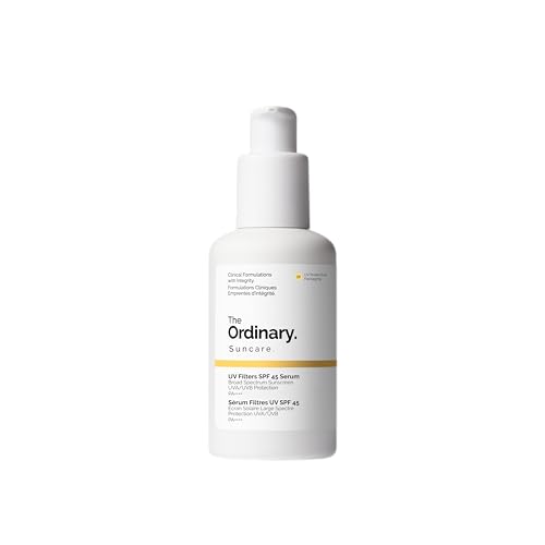(-19%) The Ordinary UV Filters SPF 45 Serum, leichte, feuchtigkeitsspendende Sonnenschutzcreme mit breitem Spektrum, schützt vor UVA-/UVB-Strahlen, Make-up-kompatibel, ohne weißen Film, 60ml