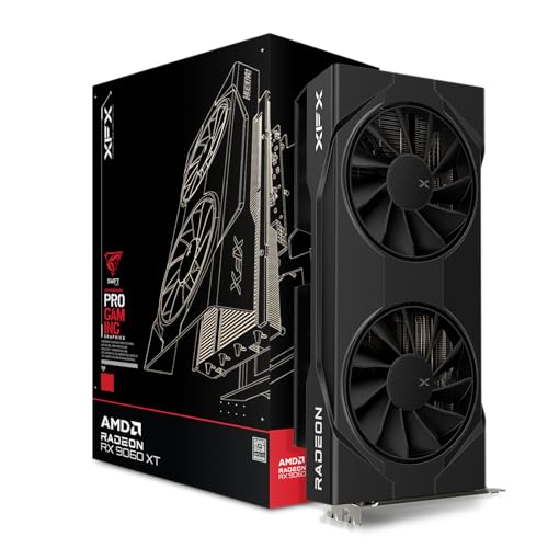 XFX Swift AMD Radeon RX 9060 XT OC Gaming Edition with 8GB GDDR6 HDMI 2xDP, AMD RDNA 4 RX 9060XT RX-96TSW8GBQ