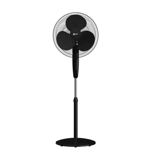 Orient Electric Stand 81 400 MM Pedestal Fans | 100% Copper Motor, High Air Delivery | Millitary Grade Guard | 3 Speed Control, Adjustable Height| Sta