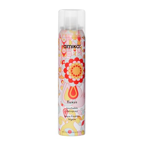 amika fluxus touchable hairspray, 2.5oz