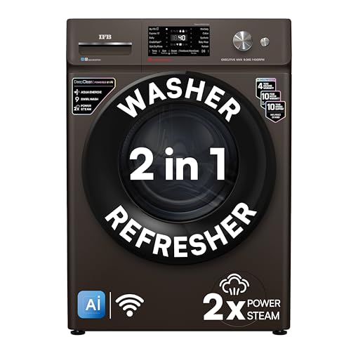 IFB 9 Kg 5 Star, DeepClean® Technology, AI Powered, WiFi, Fully Automatic Front Load Washing Machine (EXECUTIVE MXN 9014K CMS, PowerSteam®, 9 Swirl, S