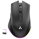 Ambrane Wireless Bluetooth Mouse with 24 GHz BT 53 7 Buttons