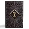 KJV Holy Bible, Giant Print with Cross-References, Dark Brown LeatherTouch, Thumb Index, Ribbon Marker, Red Letter, Full-Color Maps, Easy-to-Read MCM Type, King James Version