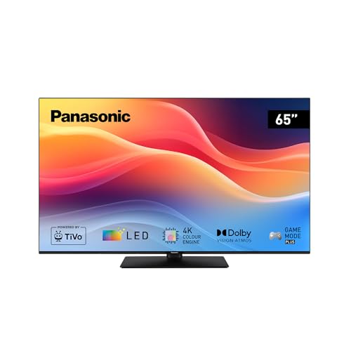 (-41%) Panasonic TB-65W61AEZ, W61 Serie, 65 Zoll, 4K Ultra HD LED Smart TV, 2025, TiVo, Dolby Vision & Atmos, Game Mode Plus, Alexa & Google Sprachsteuerung, Schwarz