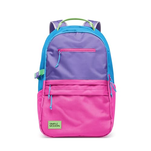 Simple Modern Ellis Backpack for School | Medium 20L Elementary Middle and High School Bookbag for Kids and Teens | Girls and Boys | 80s Mix