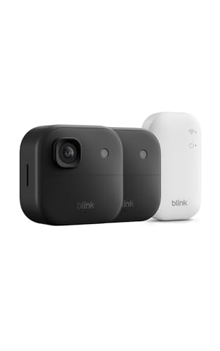 ⚡ BLITZDEAL (-65%) Blink Außenkamera 2K+ (neueste Generation) – Kabellose, intelligente Sicherheitskamera, 2K-Videoauflösung, bis zu zwei Jahre Batterielaufzeit. Sync-Basismodul enthalten – 2-Kamera-System, Schwarz