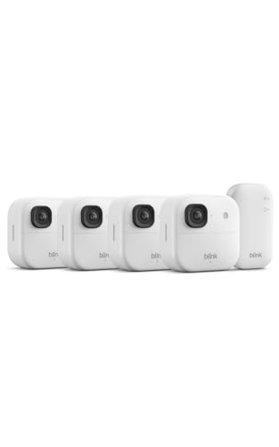 ⚡ BLITZDEAL (-65%) Blink Außenkamera 2K+ (neueste Generation) – Kabellose, intelligente Sicherheitskamera, 2K-Videoauflösung, bis zu zwei Jahre Batterielaufzeit. Sync-Basismodul enthalten – 4-Kamera-System, Weiß