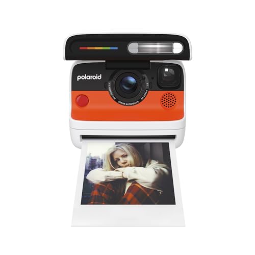 Polaroid Flip Instant Camera with Sonar Autofocus and Retro Design (White)