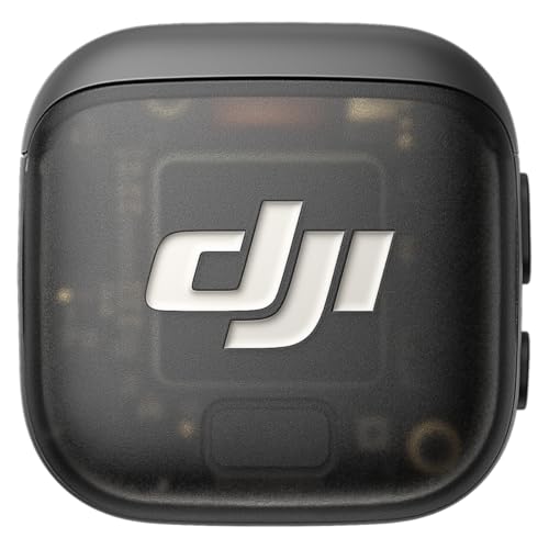 DJI Mic 3 Transmitter, Wireless Mini Microphone for iPhone/Camera/Android, Lightweight & Intuitive, Lavalier Microphone, 32-bit Float, Integrated Timecode, Vlog, Interview, Streaming